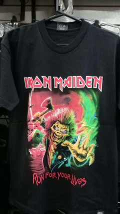 Remera IRON MAIDEN Run For Your Lives