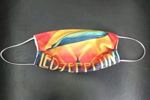 Tapabocas led zeppelin - mothership 