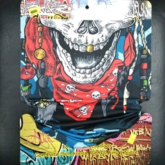 Cuello Térmico - Calavera Pirata con bandana