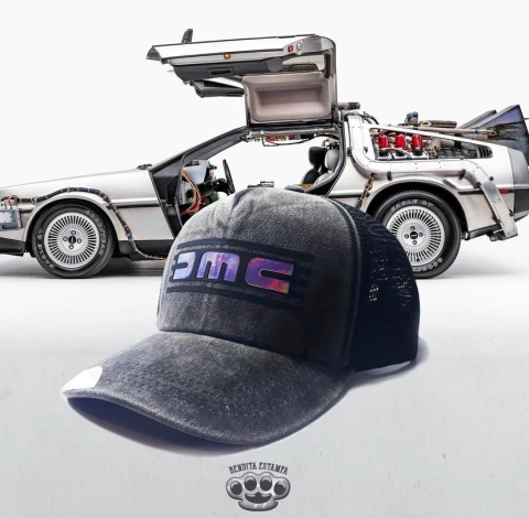 Gorra Prelavada Delorean Copa Alta