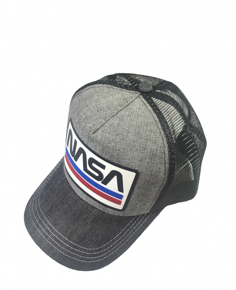 Gorra Trucker Jean NASA Premium silicona 3D