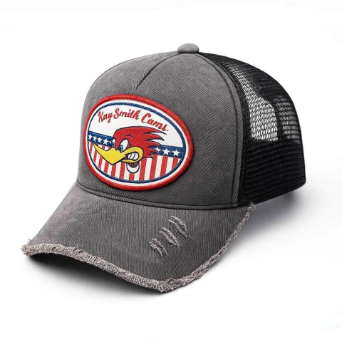 Gorra Trucker Clay smith Negra Premium