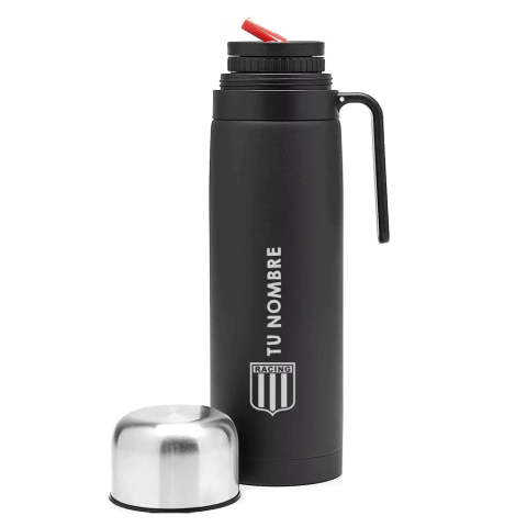 Termo Racing con tu nombre