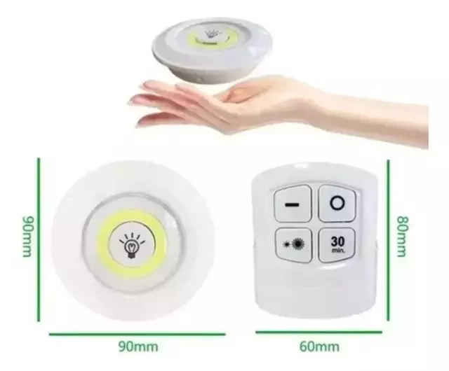 Kit Luces Led Blancas Control Remoto X3 Inalámbrica en internet