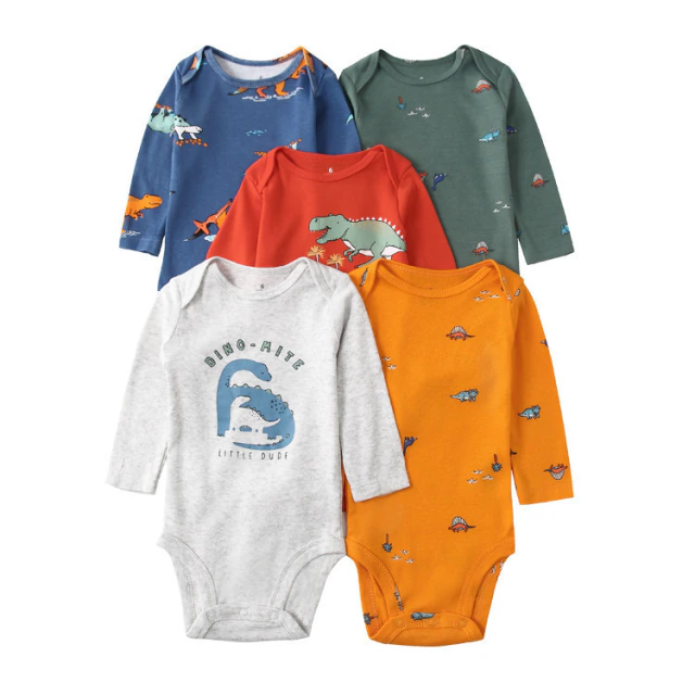 Set 5 Piezas Carters Body Manga Larga Nene 18 Meses China - comprar online