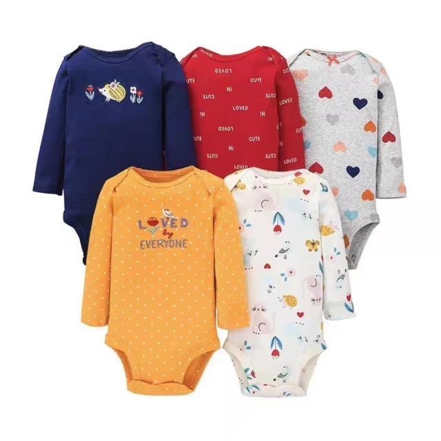 Set 5 Piezas Carters Body Manga Larga Nena 6 Meses China - tienda online