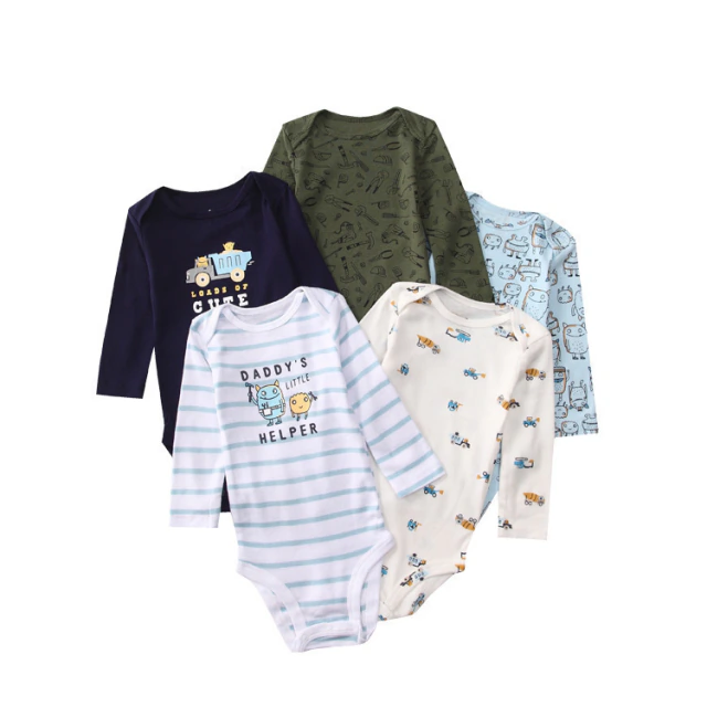 Set 5 Piezas Carters Body Manga Larga Nene 24 Meses China