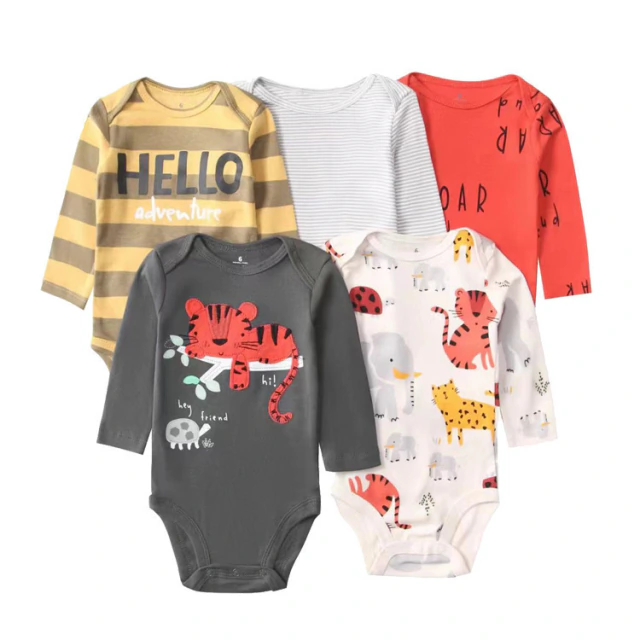 Set 5 Piezas Carters Body Manga Larga Nene 18 Meses China