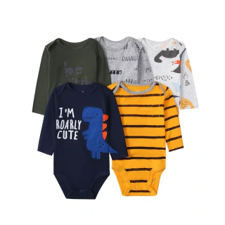 Set 5 Piezas Carters Body Manga Larga Nene 9 Meses China