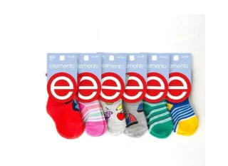 Pack De 3 Medias Elemento Bebe Talle 0 Media Caña Calzado 17