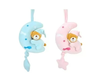 Hermoso Cunero Musical Osito En Luna Woody Toys 57618