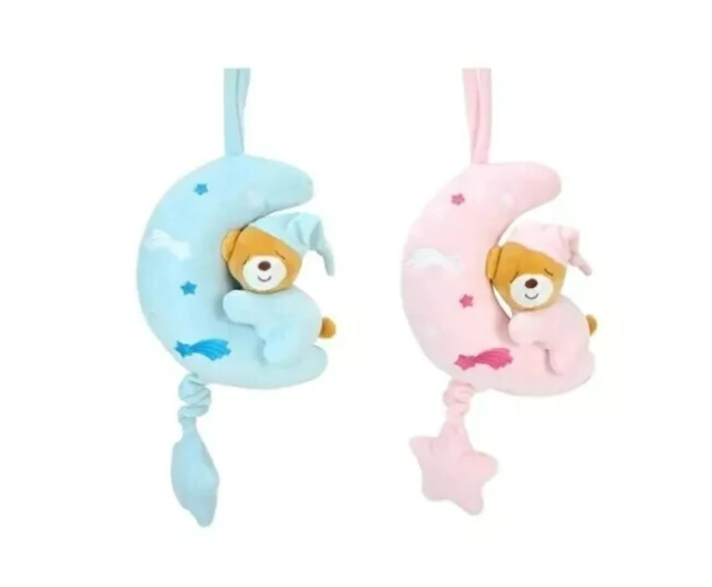 Hermoso Cunero Musical Osito En Luna Woody Toys 57618