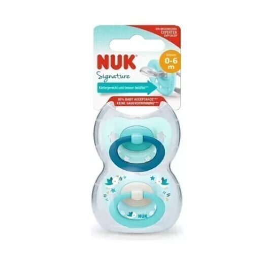 Set 2 Chupetes Nuk Signature 0-6 | 6-18 | 18-36 Meses - comprar online