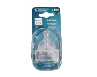 Avent Tetinas Classic + 3 Meses Blister X2 Unidades