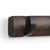 Cabideiro Flip 3 Ganchos Parede Retratil Umbra Preto Marrom - comprar online