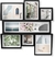 Imagem do Porta Retratos de Parede Edge Multi Photo
