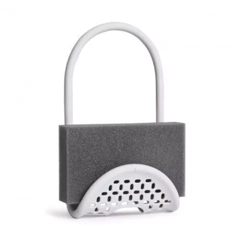 Suporte de Esponja para Pia de Cozinha Moldável Branco