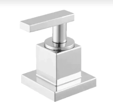 Acabamento Registro 1/2", 3/4" e 1" Athena Slim C35 Base Docol Cromado Meber