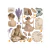 Rub on Kit - FLOWERS AND POEMS - Stamperia - en internet