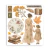 Rub on selection - FLOWERS AND POEMS- 6 PAGINAS - STAMPERIA - - Vanesa Pena