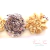flores de tela espiral amarillo pastel/ estampado - comprar online