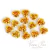 Mini rosas metálicas doradas x 6 unid. - comprar online