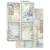 Junk journal Stamperia 16 hojas de pegatinas, recortes y fondos - WHITE CHRISTMAS - tienda online