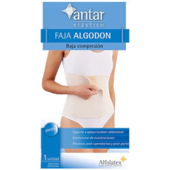 Faja algodón baja compresión (28cm) en internet