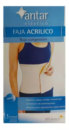 Faja acrílico tubular (28cm) en internet