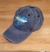 Gorra de gabardina islas malvinas Argentinas azul gastado