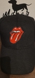 Gorra de gabardina negra Lengua Rolling stone - tienda online