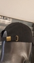 Gorra de gabardina negra Lengua Rolling stone