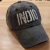 Gorra de gabardina negro gastado Indio solari