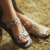 FLAT LAURA LEOPARDO COURO AZZULI