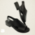 SALTO BAIXO MARLENE PRETO COURO AZZULI - comprar online