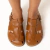 CLOG LOLA CARAMELO COURO na internet