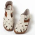 FLAT MAIA OFF WHITE COURO AZZULI na internet