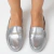 MOCASSIM MULE PRISCILA PRATA COURO AZZULI