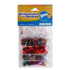 Brillantina con Formas y Lentejuelas SiFap - comprar online