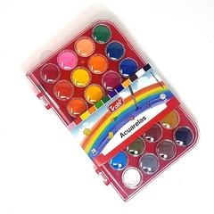 Acuarelas x 28 colores Trabi