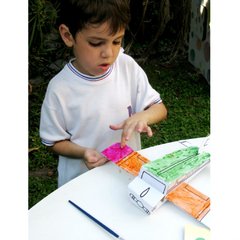 Kit Construir y Decorar - Avión - Colorearte