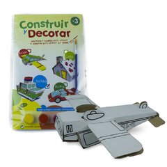 Kit Construir y Decorar - Avión