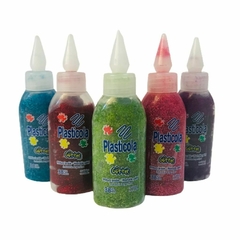 Plasticolas con Glitter x 6 - comprar online
