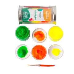 Pintura Dáctilo Fluorescente x 3 - Colorearte