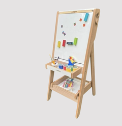 Atril de Pie Fijo XUL FULL 4 en 1+ 2 Bandejas+ Pinturas+ Accesorios+ Tizas - comprar online