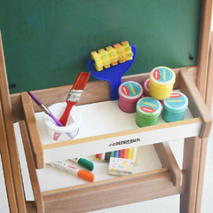 Atril de Pie XUL FULL 4 en 1 + Pinturas + Accesorios + Tizas - Colorearte