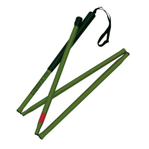 Bastón verde para visión reducida