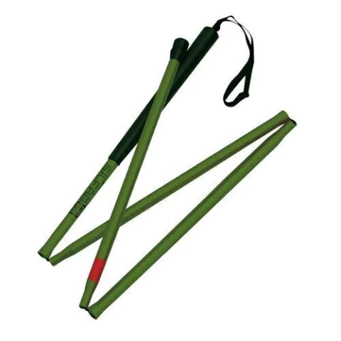 Bastón verde para visión reducida