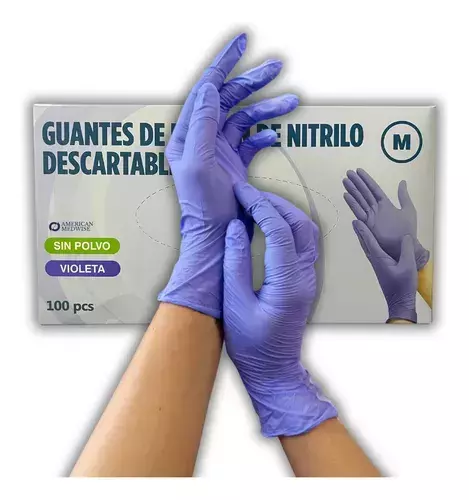 Guantes de nitrilo - caja 100 unidadades - comprar online
