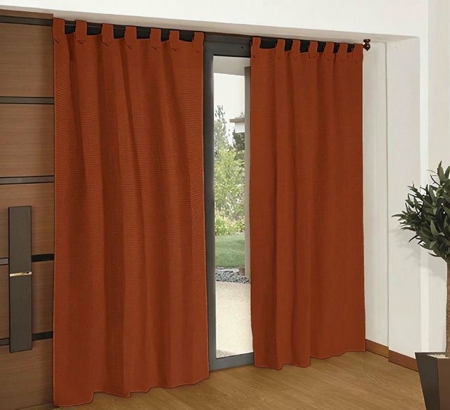Fancy Collection Juego De Cortinas Bordadas, 2 Paneles Con Y, , large